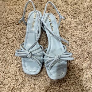 NWT Anne Klein Baby blue heels